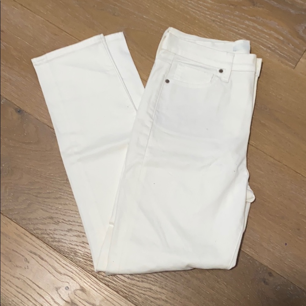 White Uniqlo Skinny Jeans
